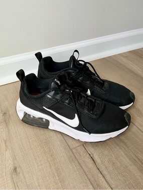 Nike Black/White Air Max Casual Trainers Sneakers, 11